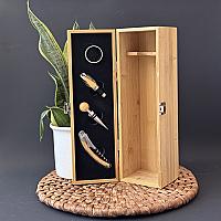 Grmeč - Premium drvena kutija za vino sa vinskim priborom
